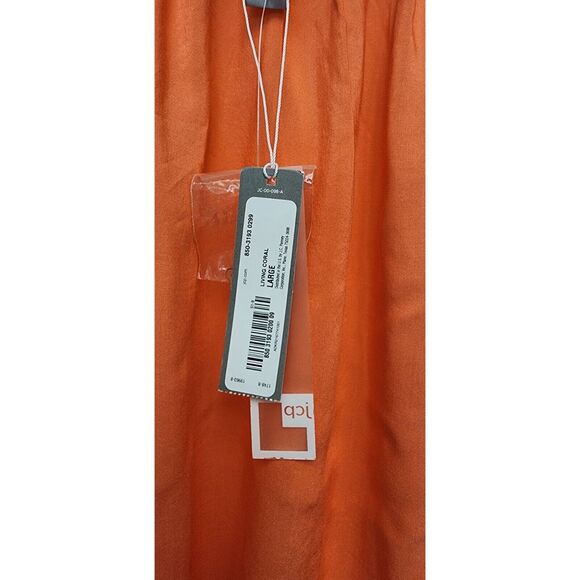 JCP JPPenny Round Neck Semi-Sheer Embellished Long Balloon Sleeve Color Pink - Picture 10 of 10